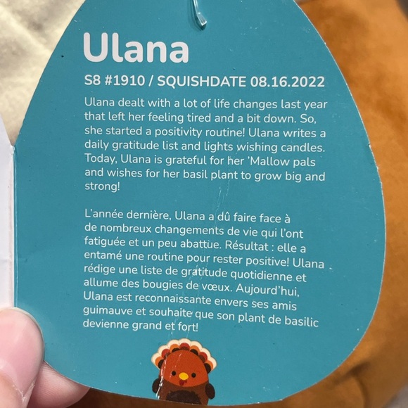 ulana turkey squishmallow - Picture 7 of 7